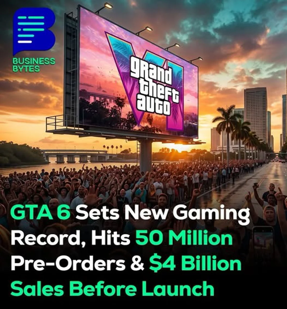 فروش بیسابقه و رکوردهای GTA VI