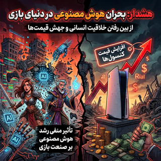 تأثیر منفی رشد هوش مصنوعی بر صنعت بازی‌های کامپیوتری و افزایش قیمت کنسول‌ها و لوازم گیمینگ